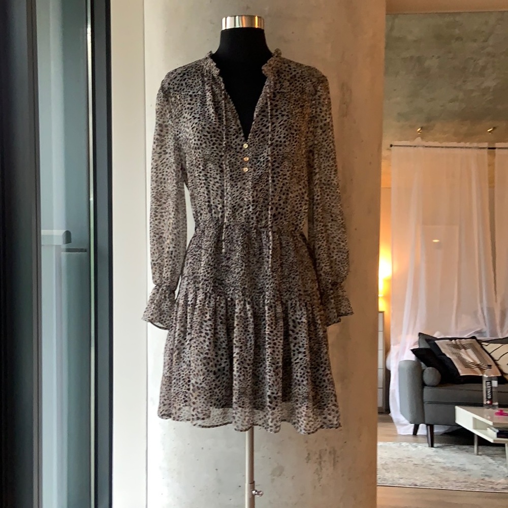 Zara Leopard Mini Dress